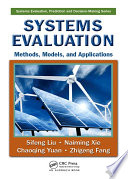 Systems evaluation methods, models, and applications /