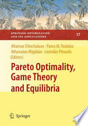 Pareto optimality, game theory and equilibria