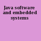 Java software and embedded systems
