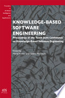 Knowledge-based software engineering proceedings of the Tenth Joint Conference on Knowledge-Based Software Engineering /