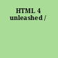 HTML 4 unleashed /