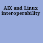 AIX and Linux interoperability