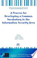 A process for developing a common vocabulary in the information security area