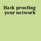 Hack proofing your network