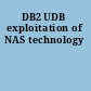 DB2 UDB exploitation of NAS technology
