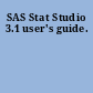 SAS Stat Studio 3.1 user's guide.