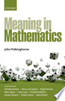 Meaning in mathematics /