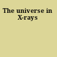 The universe in X-rays