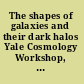 The shapes of galaxies and their dark halos Yale Cosmology Workshop, New Haven, Connecticut, USA, 28-30 May 2001 /