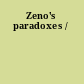Zeno's paradoxes /