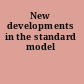 New developments in the standard model