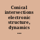 Conical intersections electronic structure, dynamics & spectroscopy /