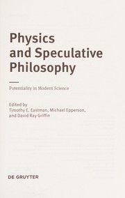 Physics and speculative philosophy : potentiality in modern science /