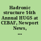 Hadronic structure 14th Annual HUGS at CEBAF, Newport News, Virginia, 1-18 June 1999 /