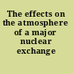 The effects on the atmosphere of a major nuclear exchange