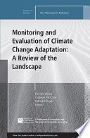 Monitoring and evaluation of climate change adaptation : a review of the landscape /