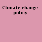 Climate-change policy