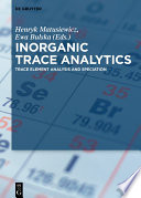 Inorganic trace analytics : trace element analysis and speciation /