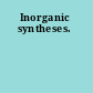 Inorganic syntheses.