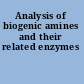 Analysis of biogenic amines and their related enzymes