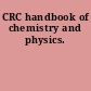 CRC handbook of chemistry and physics.