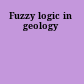 Fuzzy logic in geology
