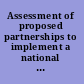 Assessment of proposed partnerships to implement a national landslide hazards mitigation strategy interim report /