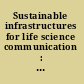 Sustainable infrastructures for life science communication : workshop summary /