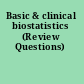 Basic & clinical biostatistics (Review Questions)