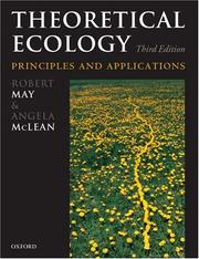 Theoretical ecology : principles and applications /