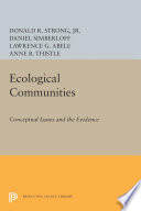 Ecological communities : conceptual issues and the evidence /