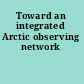 Toward an integrated Arctic observing network