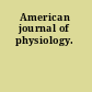 American journal of physiology.
