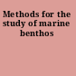 Methods for the study of marine benthos