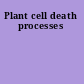 Plant cell death processes