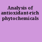 Analysis of antioxidant-rich phytochemicals