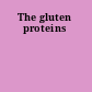 The gluten proteins