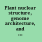 Plant nuclear structure, genome architecture, and gene regulation