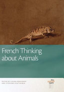French thinking about animals /