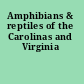 Amphibians & reptiles of the Carolinas and Virginia