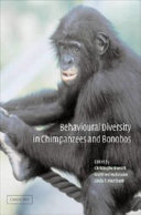 Behavioural diversity in chimpanzees and bonobos