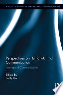 Perspectives on human-animal communication internatural communication /