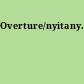 Overture/nyitany.