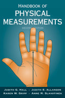 Handbook of physical measurements