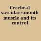 Cerebral vascular smooth muscle and its control