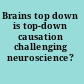 Brains top down is top-down causation challenging neuroscience? /