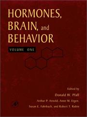 Hormones, brain, and behavior /