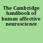 The Cambridge handbook of human affective neuroscience