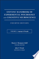 Stevens' handbook of experimental psychology and cognitive neuroscience.