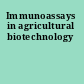 Immunoassays in agricultural biotechnology